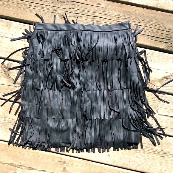 NWT Fringe Skirt - Picture 2 of 3